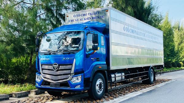 XE CHỞ PALLET THACO AUMAN C160L - THÙNG 9.8M - 6.7 TẤN Rạch Giá