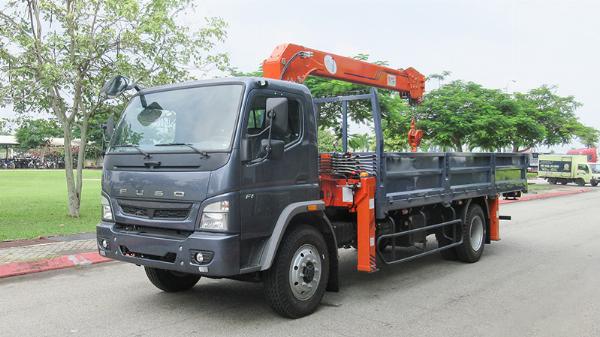 XE TẢI CẨU THACO FUSO FI 170L - 7.2 TẤN - THÙNG 6.1M Rạch Giá